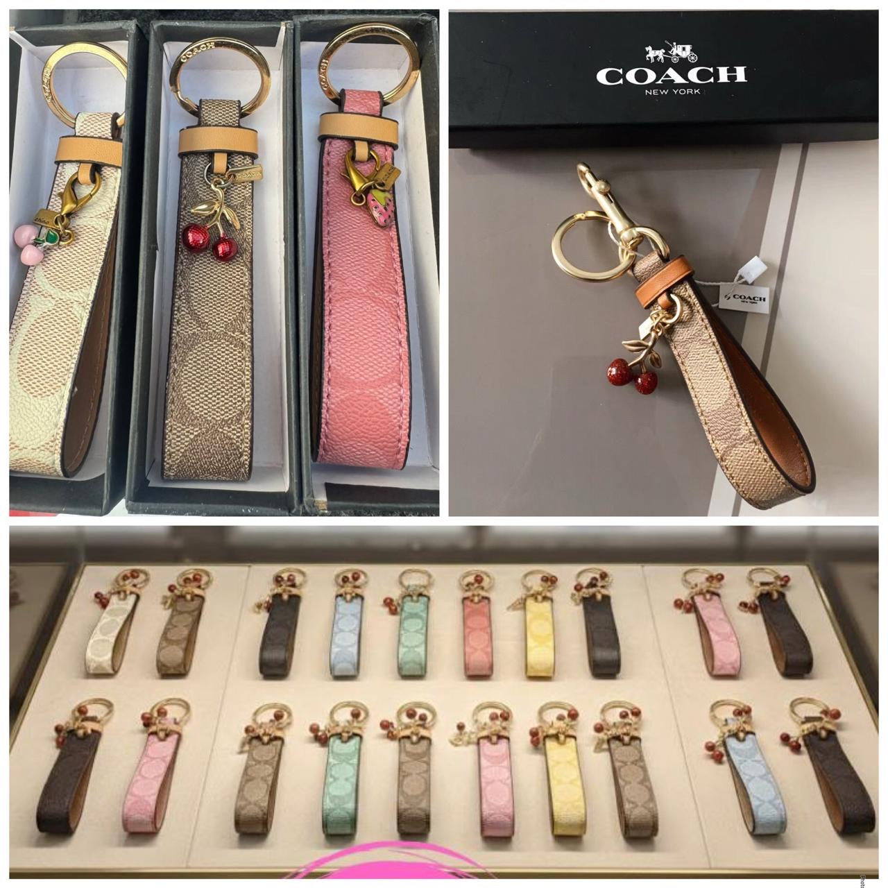 Llavero en caja coach