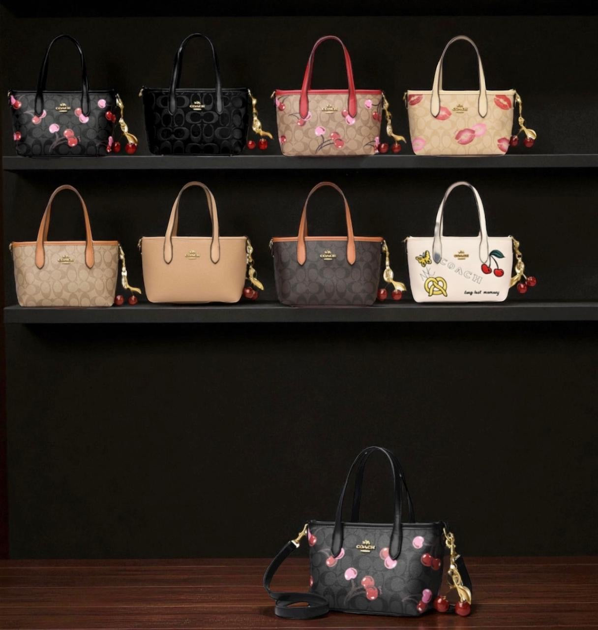 Bolso doble asa con llavero