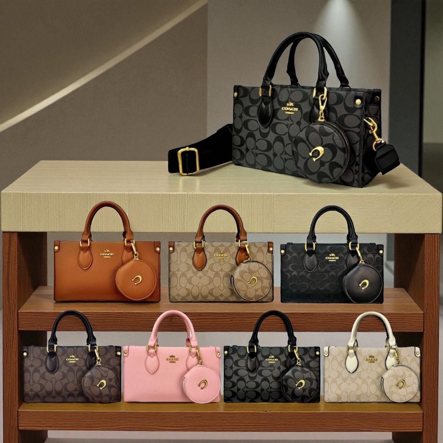 Bolso ellegance con monedero