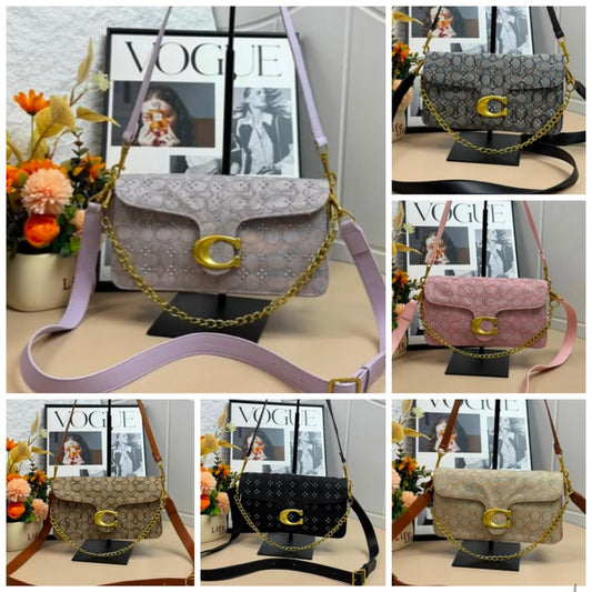 Bolsa Tabby con diamantes
