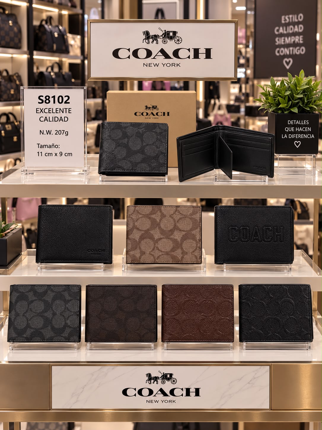Cartera Hombre C en Caja