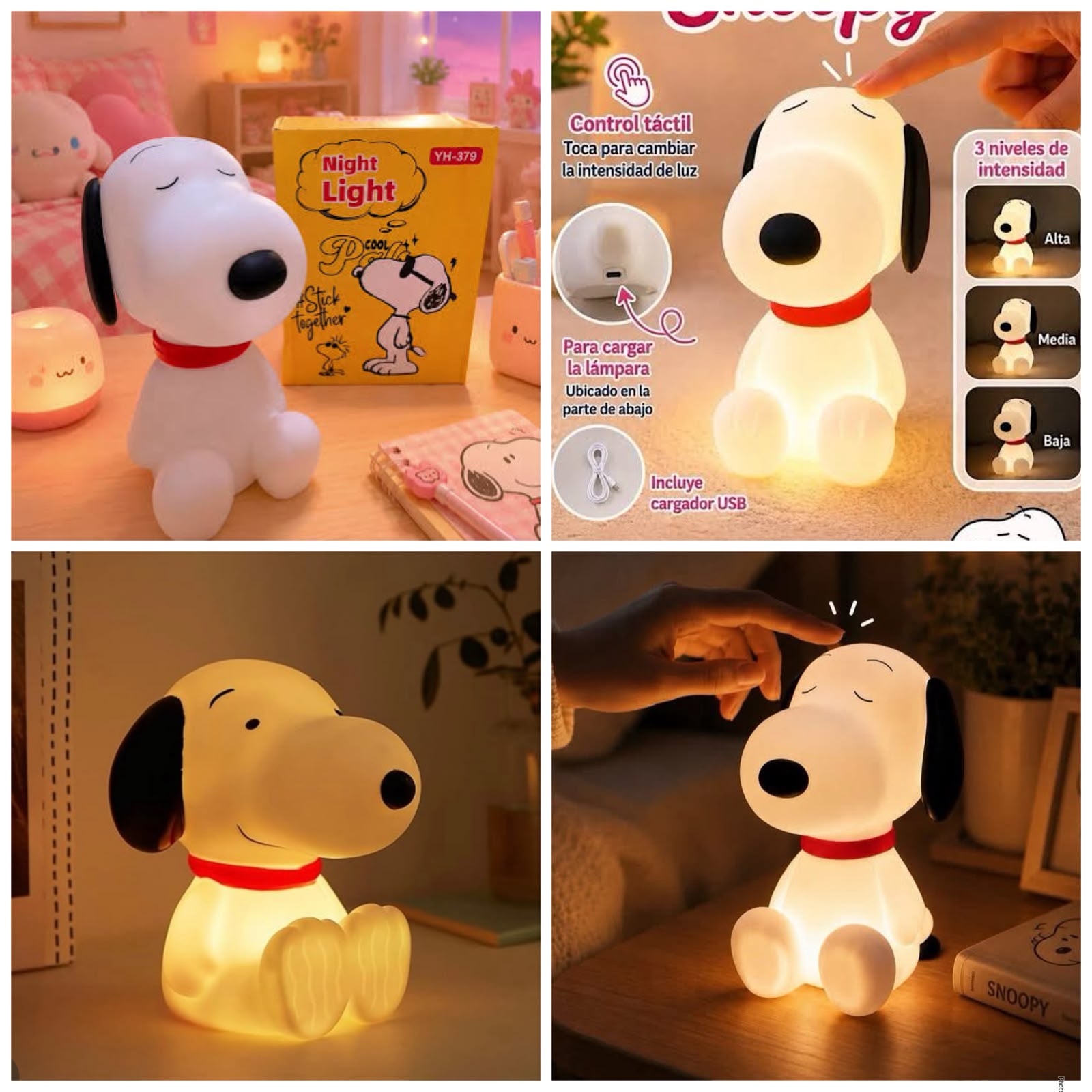 Lámpara snoopy
