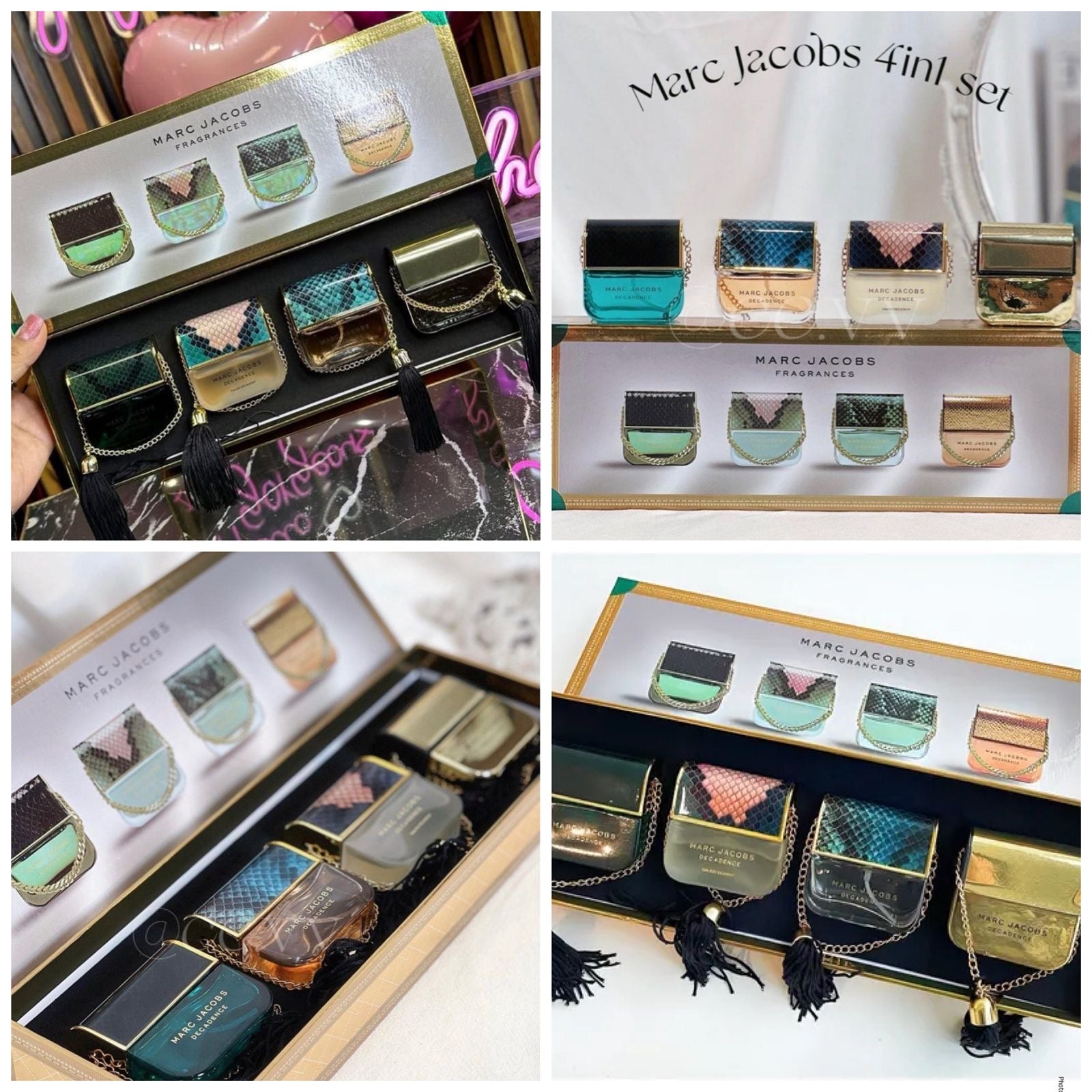 Set de perfume 4pz M.J