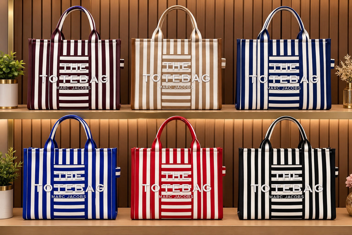 Tote bag rayado MJ