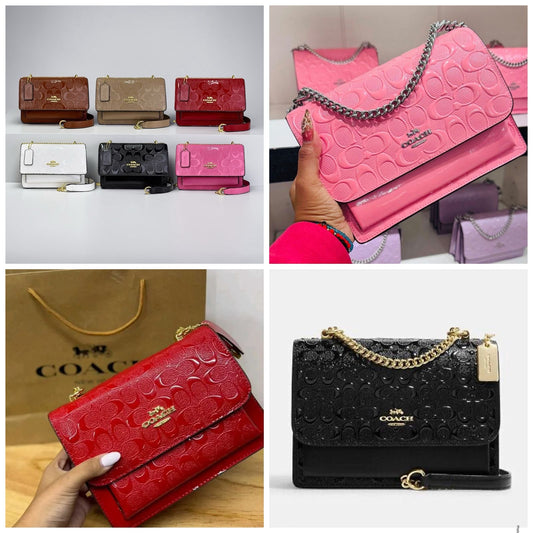 Bolsa tipo cartera “charol”