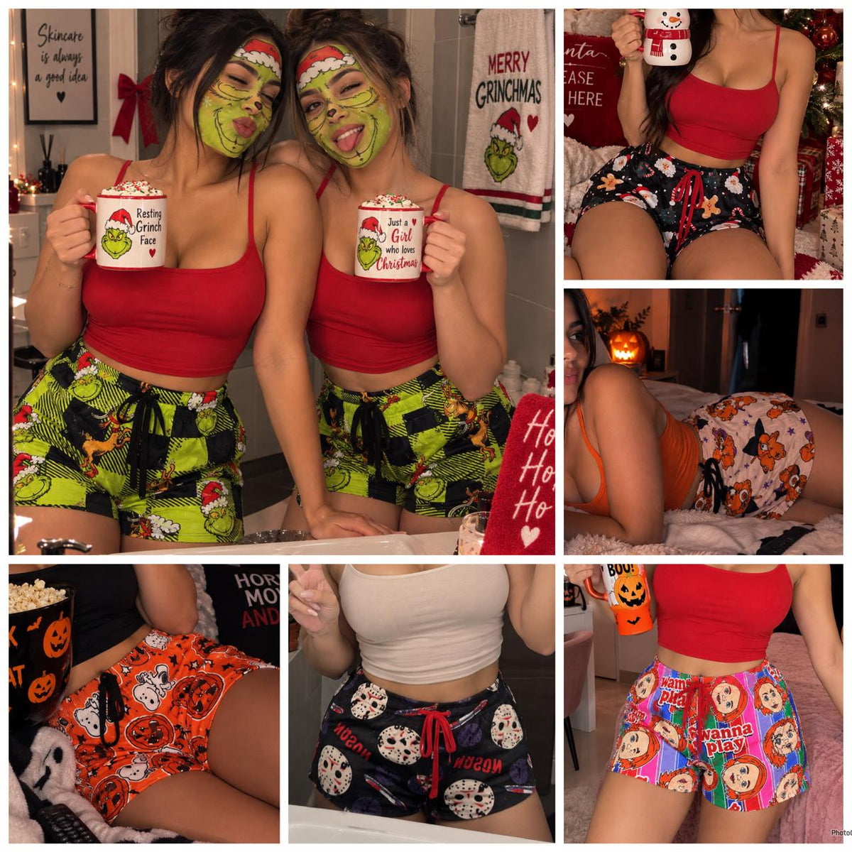 Short Halloween Adulto