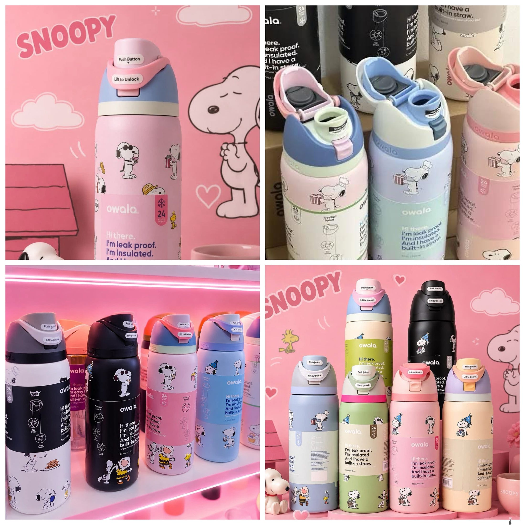Termo owala Snoopy