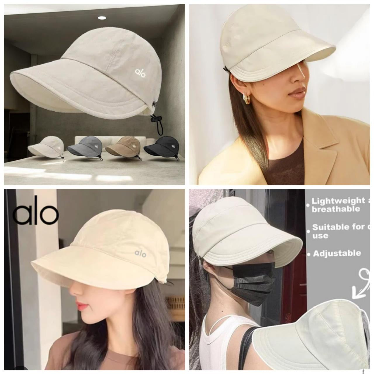 Gorro para sol alo