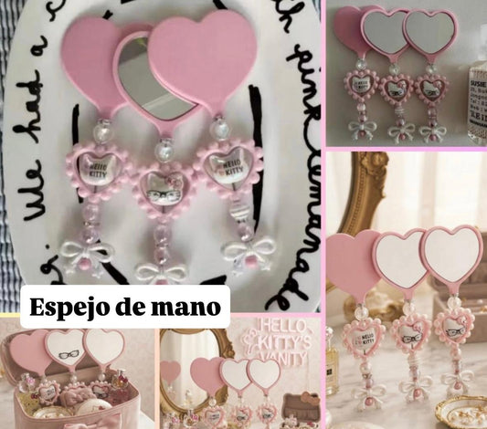 Espejo de mano kitty