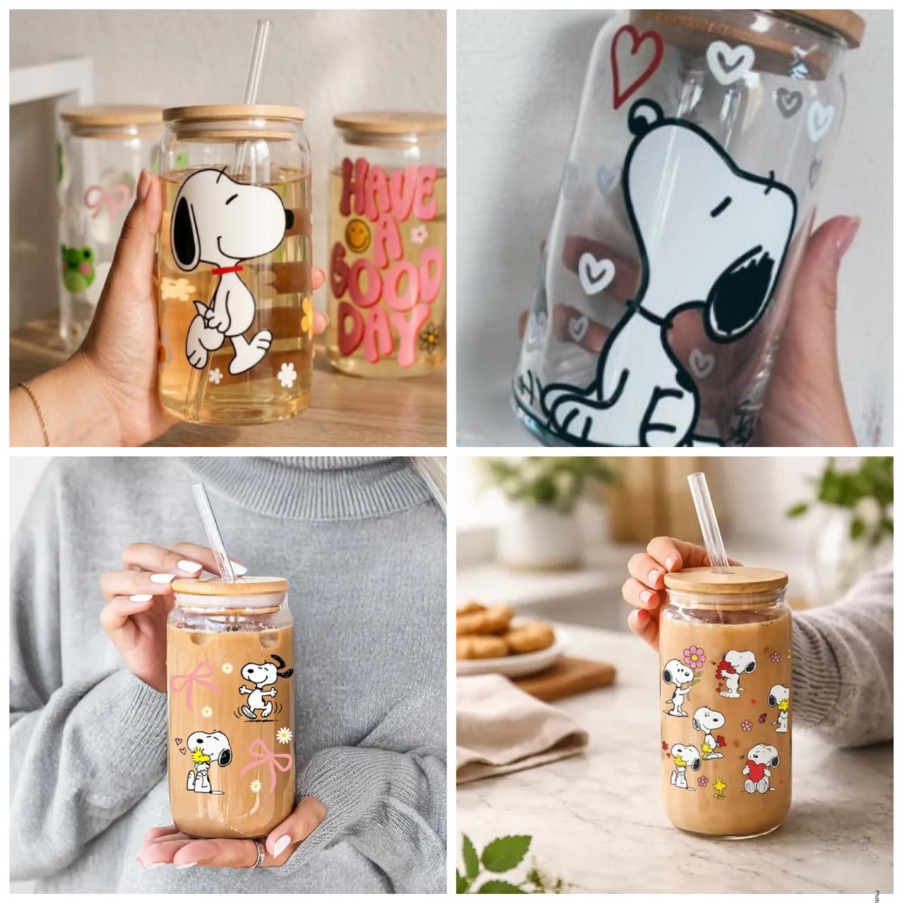 Vaso de cristal personajes