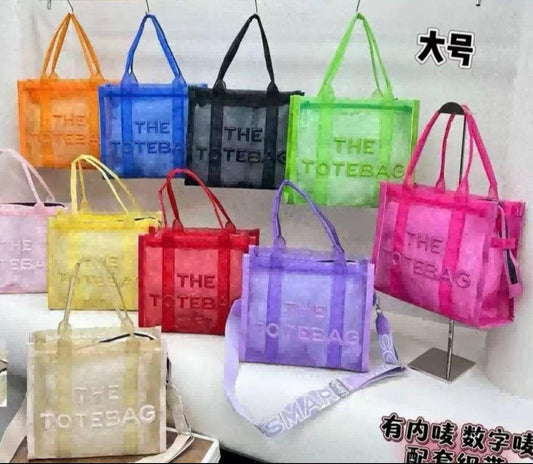 Maxi bolsa tipo malla M.J