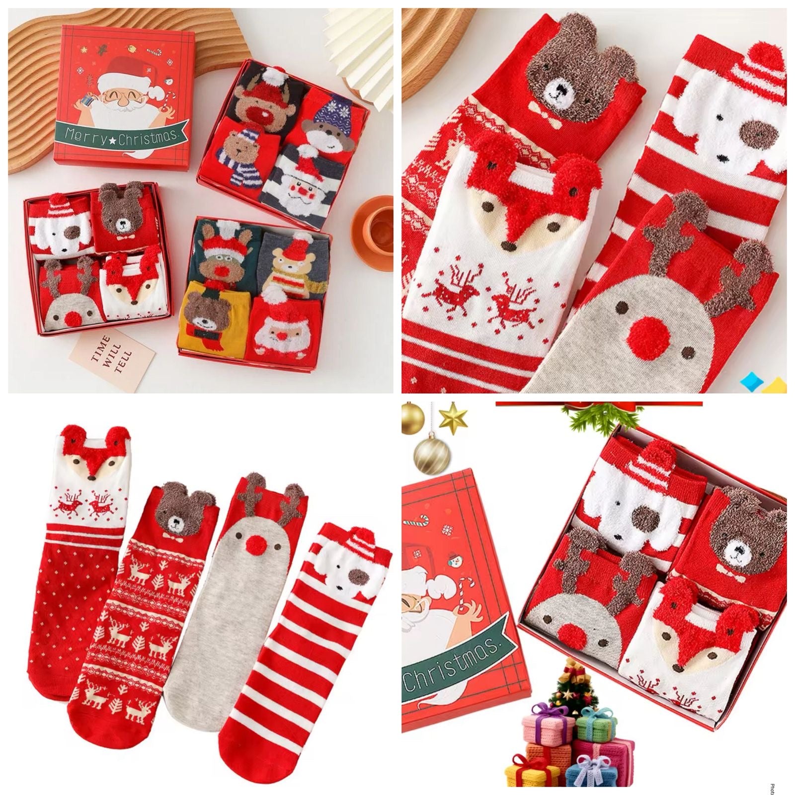 Set calcetas 4pz 🎄