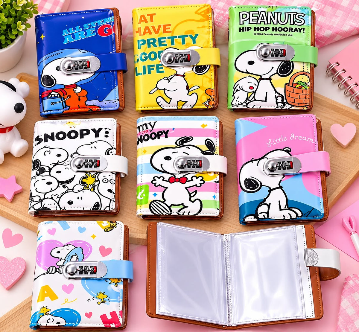 Cartera de Gastos Snoopy