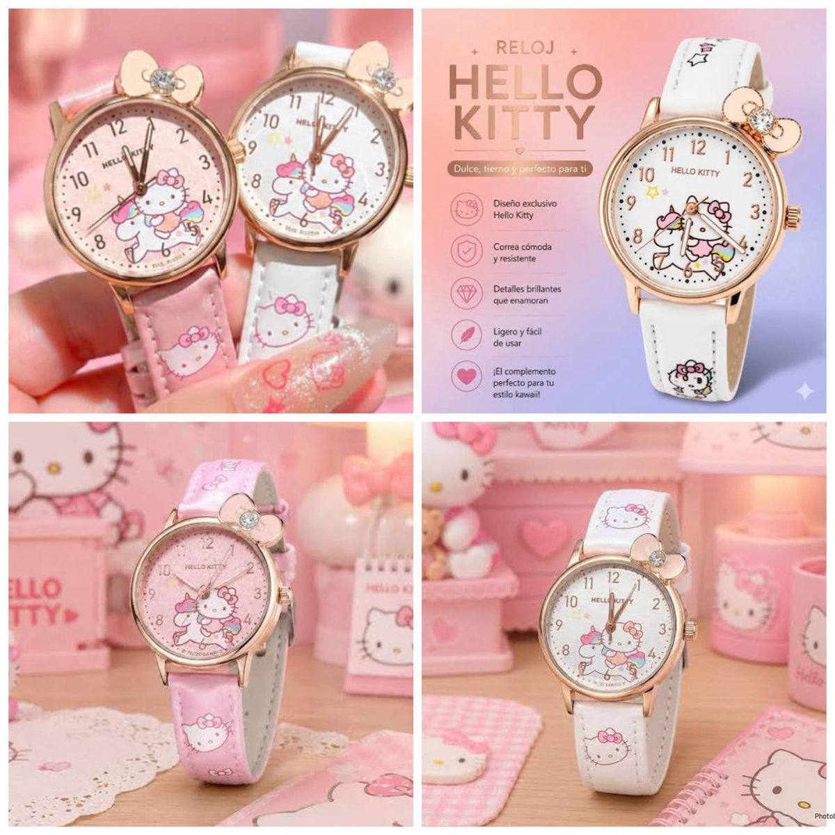 Reloj de mano kitty