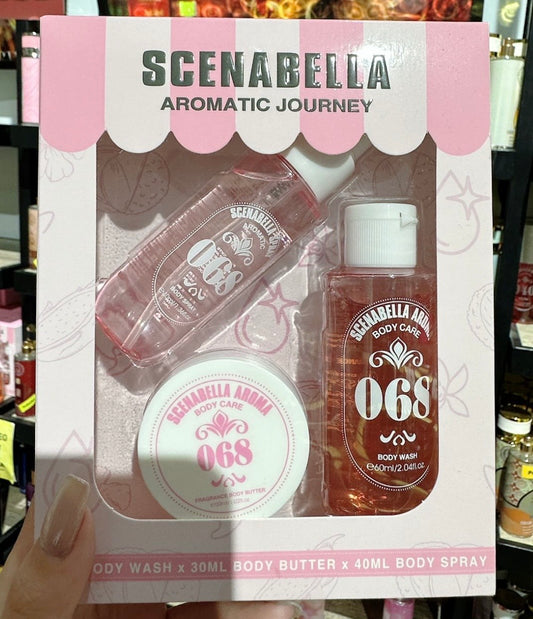Set perfumes 3 pzs rosa