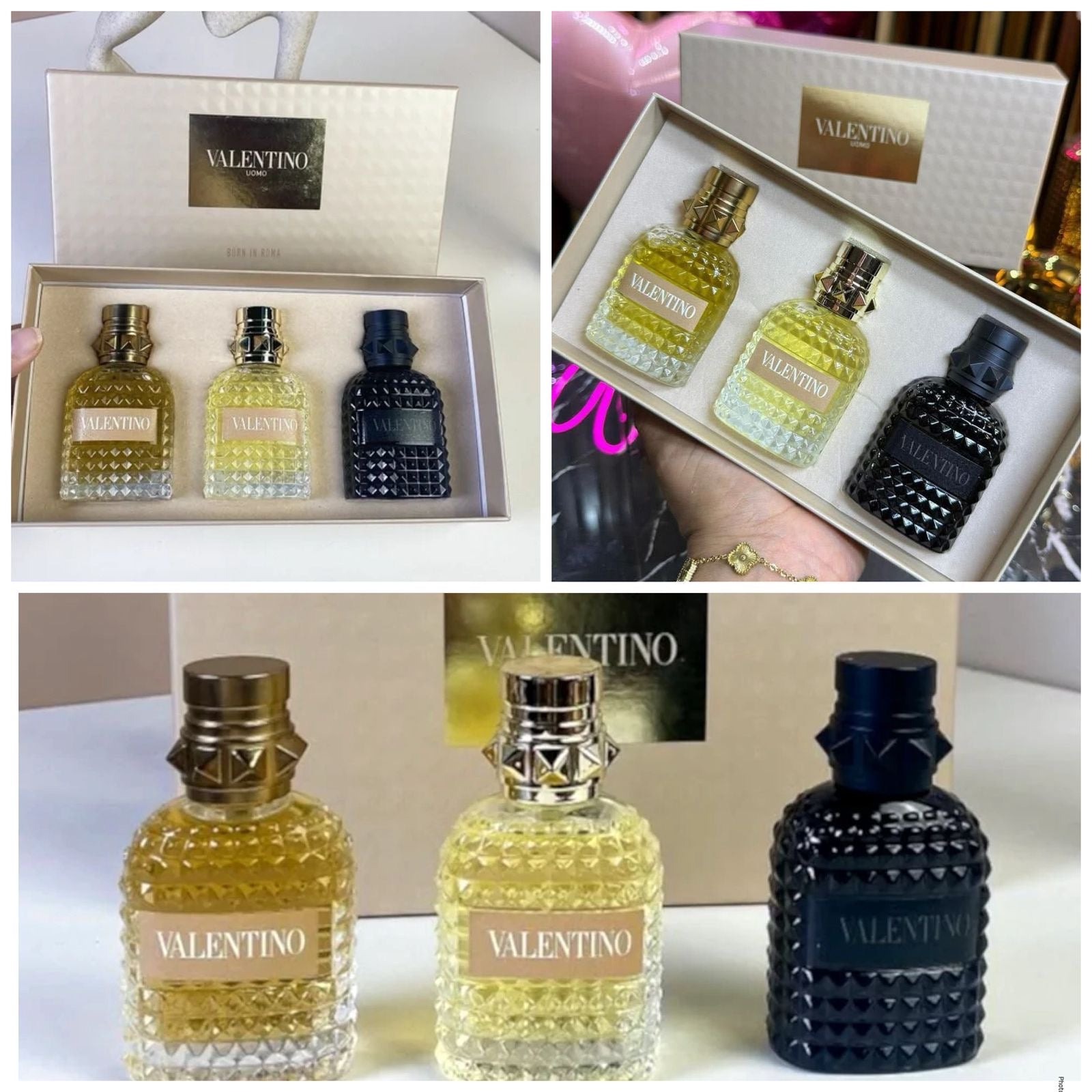 Set de perfume 3pz Valentino