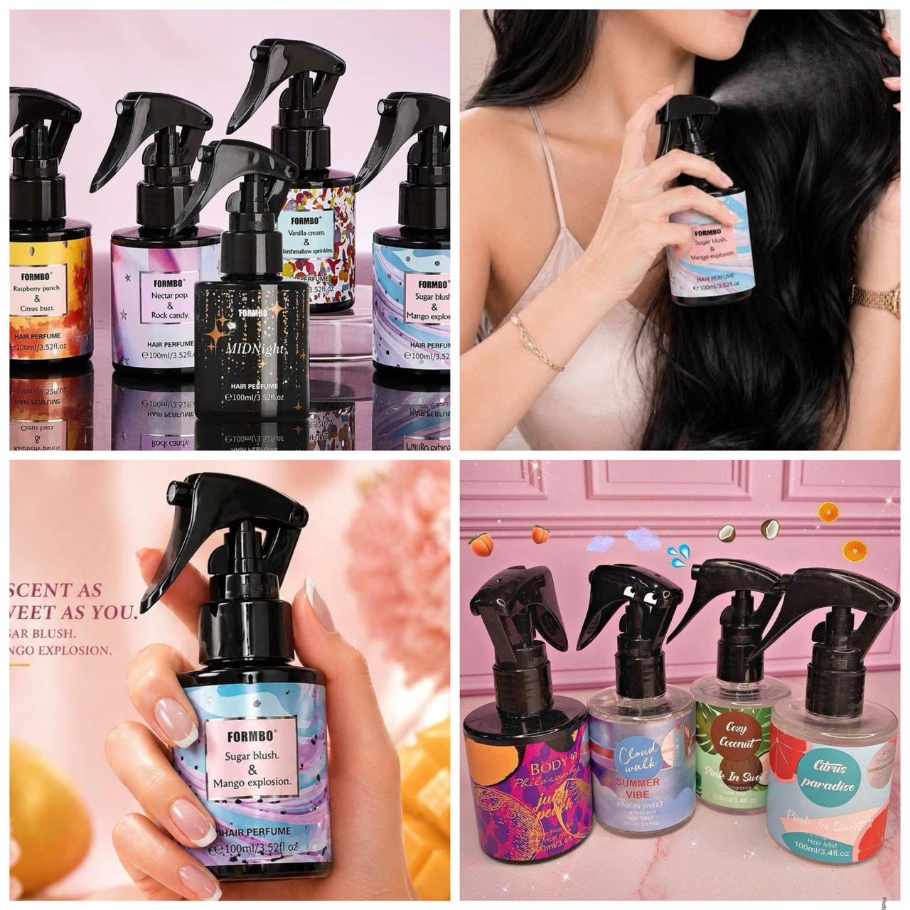 Perfume para cabello
