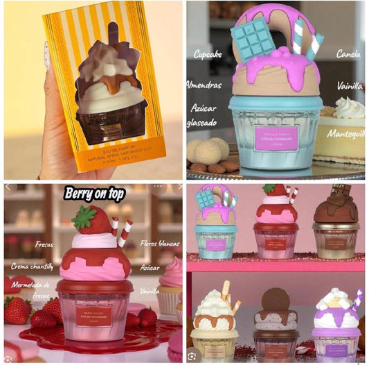 Mini perfumes postres bombon