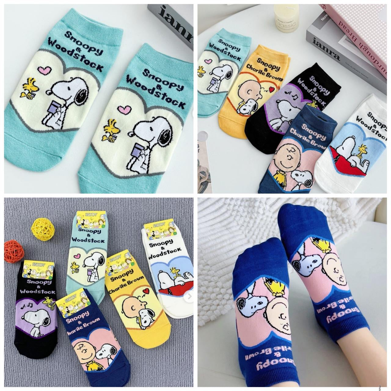Tin Snoopy 5 pares