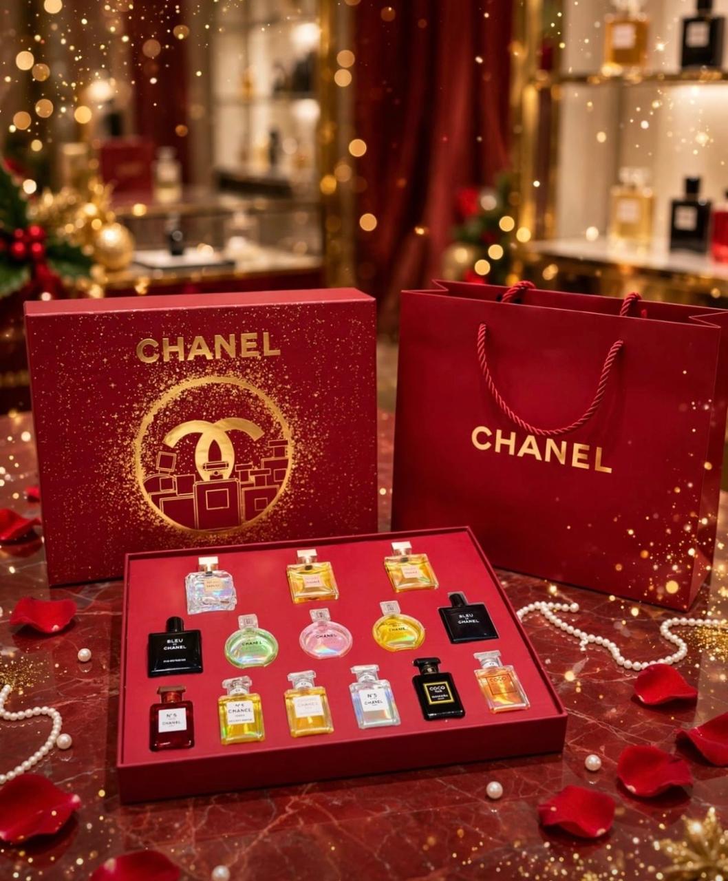Set mini Perfumes Chanel roja
