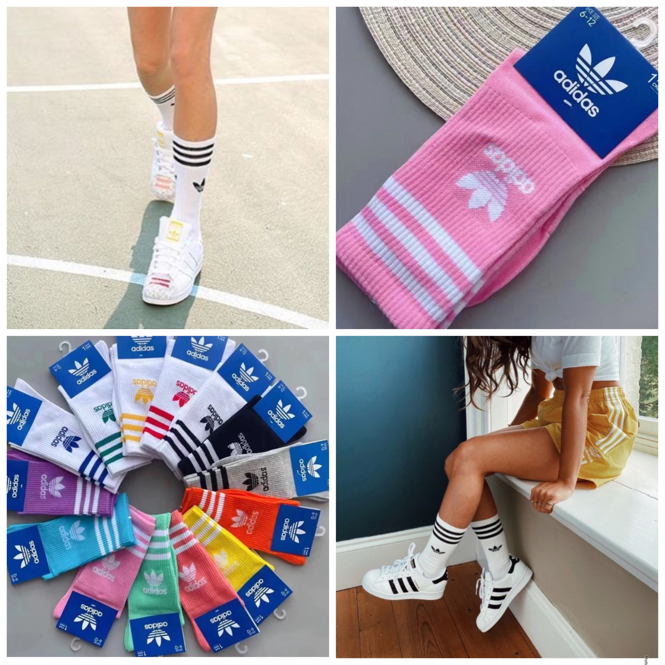 Decena Calcetas Adidas