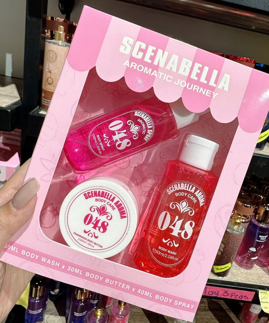 Set perfume 3 pzs fiusha