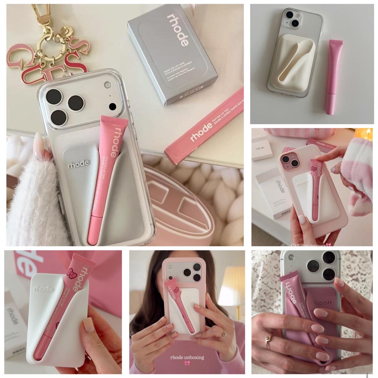 Phone case gloss lip