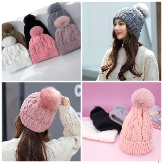 Gorro con pompón