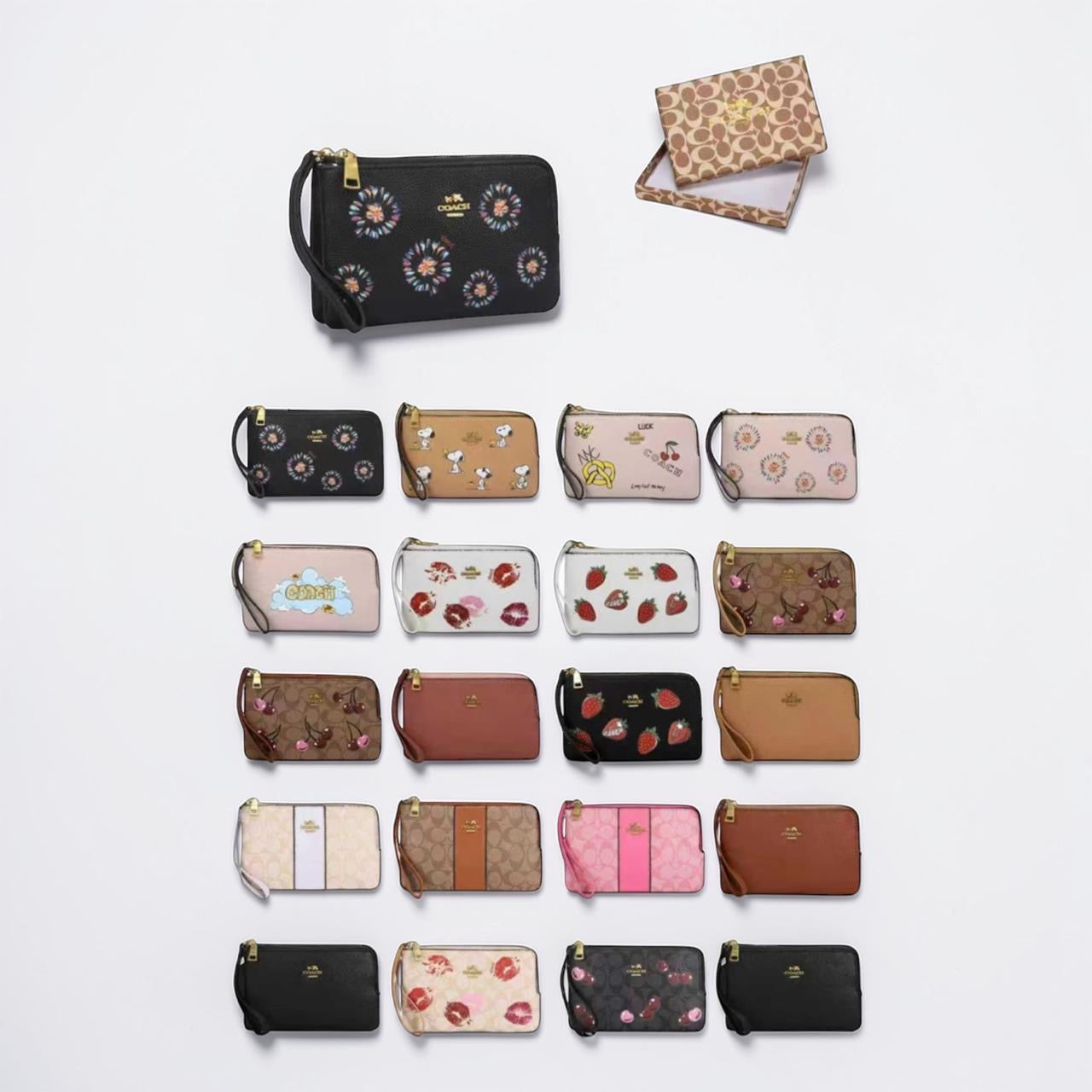 Billetera doble en caja premium