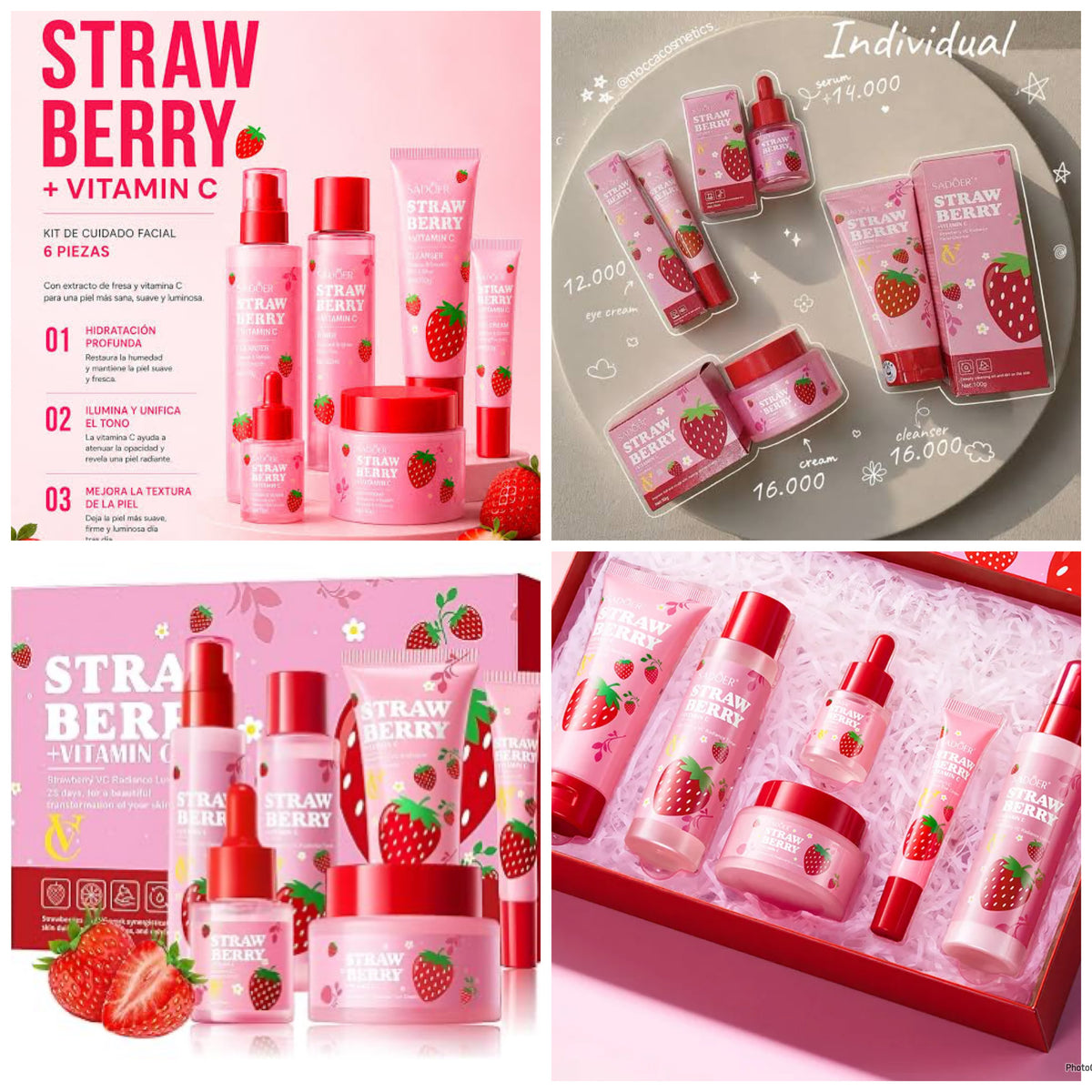 Set skincare Fresa