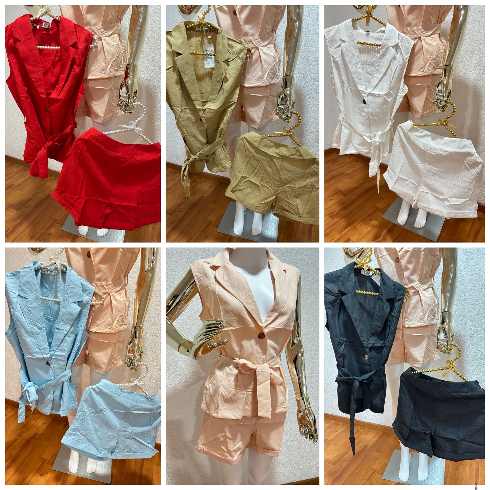 conjunto chaleco & short