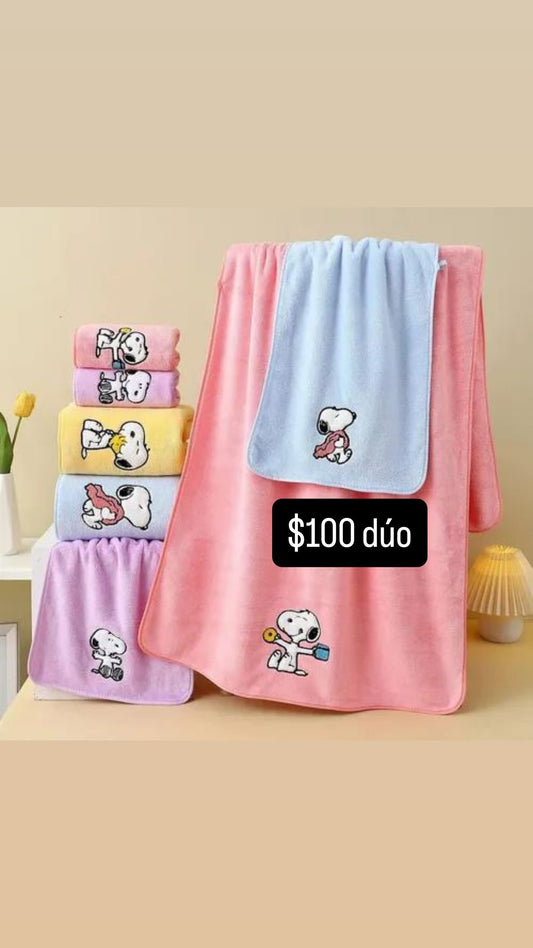 Duo de toallas SNOOPY