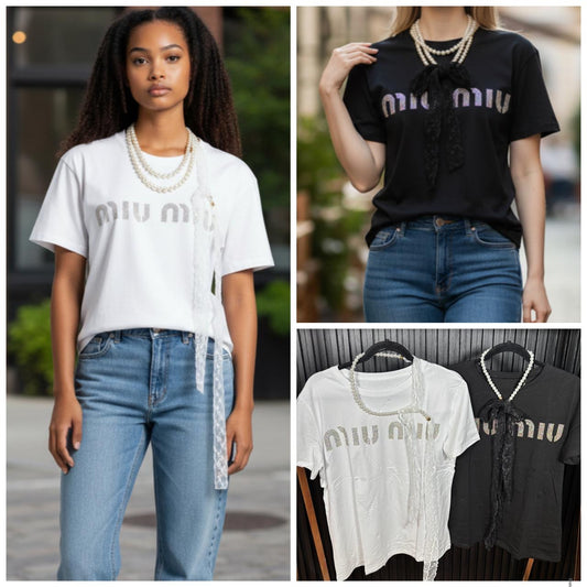 Blusa encaje miu 92137