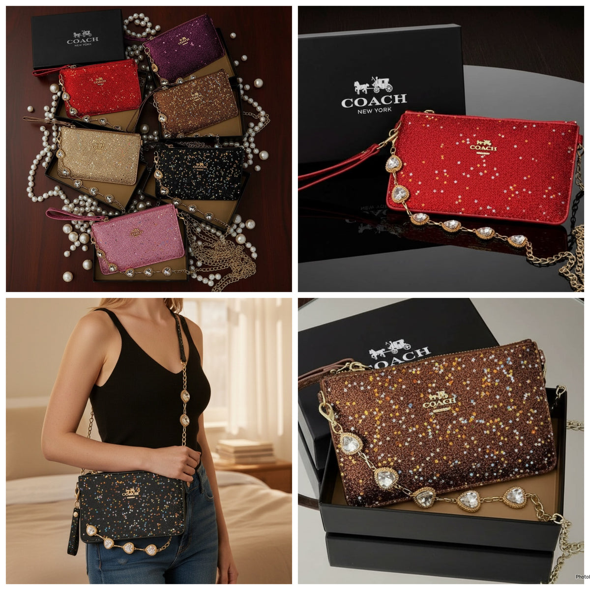 Muñequera Brillos Coach