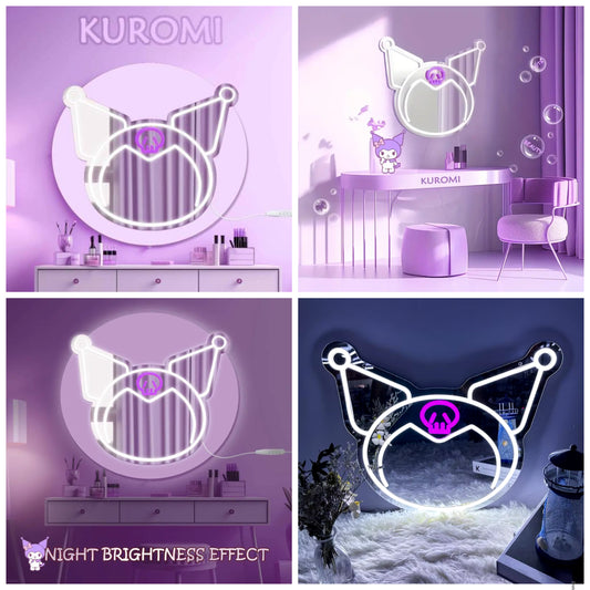 Espejo Led Kuromi