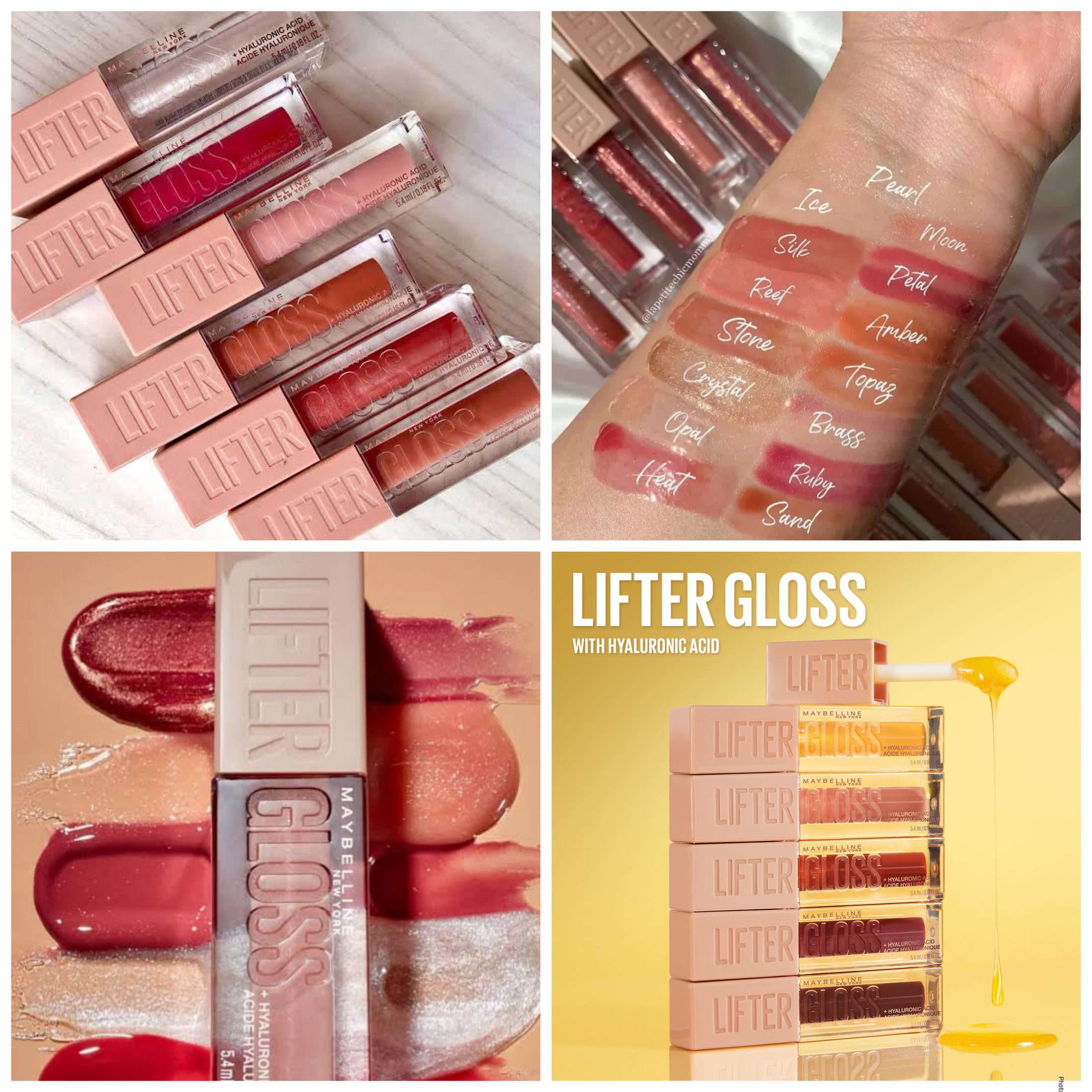 Lifter Gloss Maybeline 12 pzs
