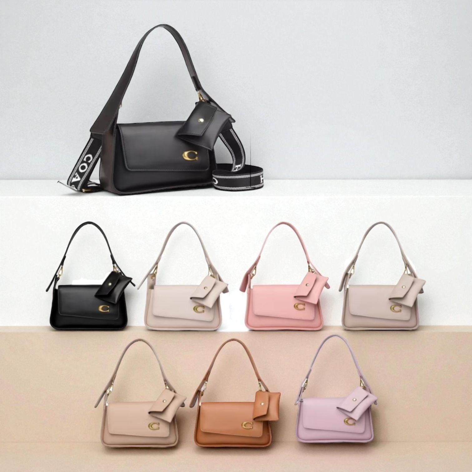 Bolsa tipo cartera con monedero C