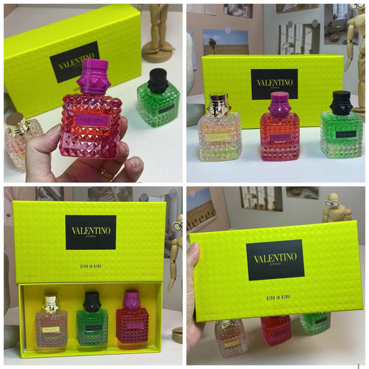 Set de perfume 3pz Valentino green