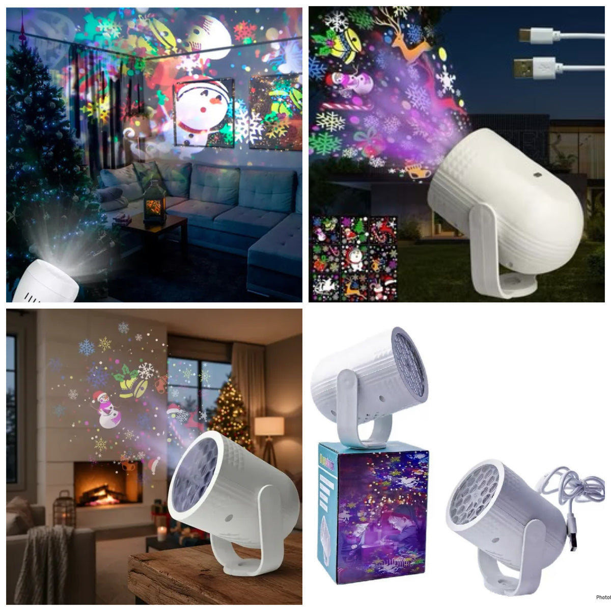 Proyector Led Navideño