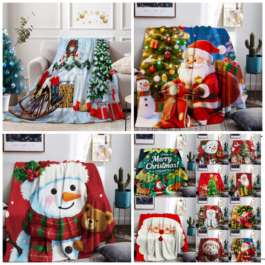 Frazada individual Navidad