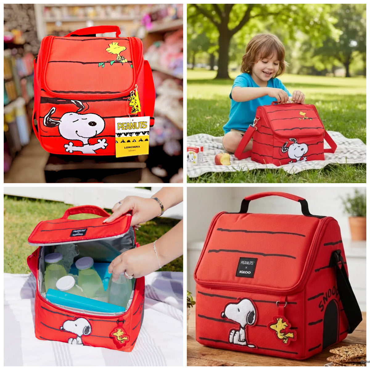 Lonchera roja Snoopy
