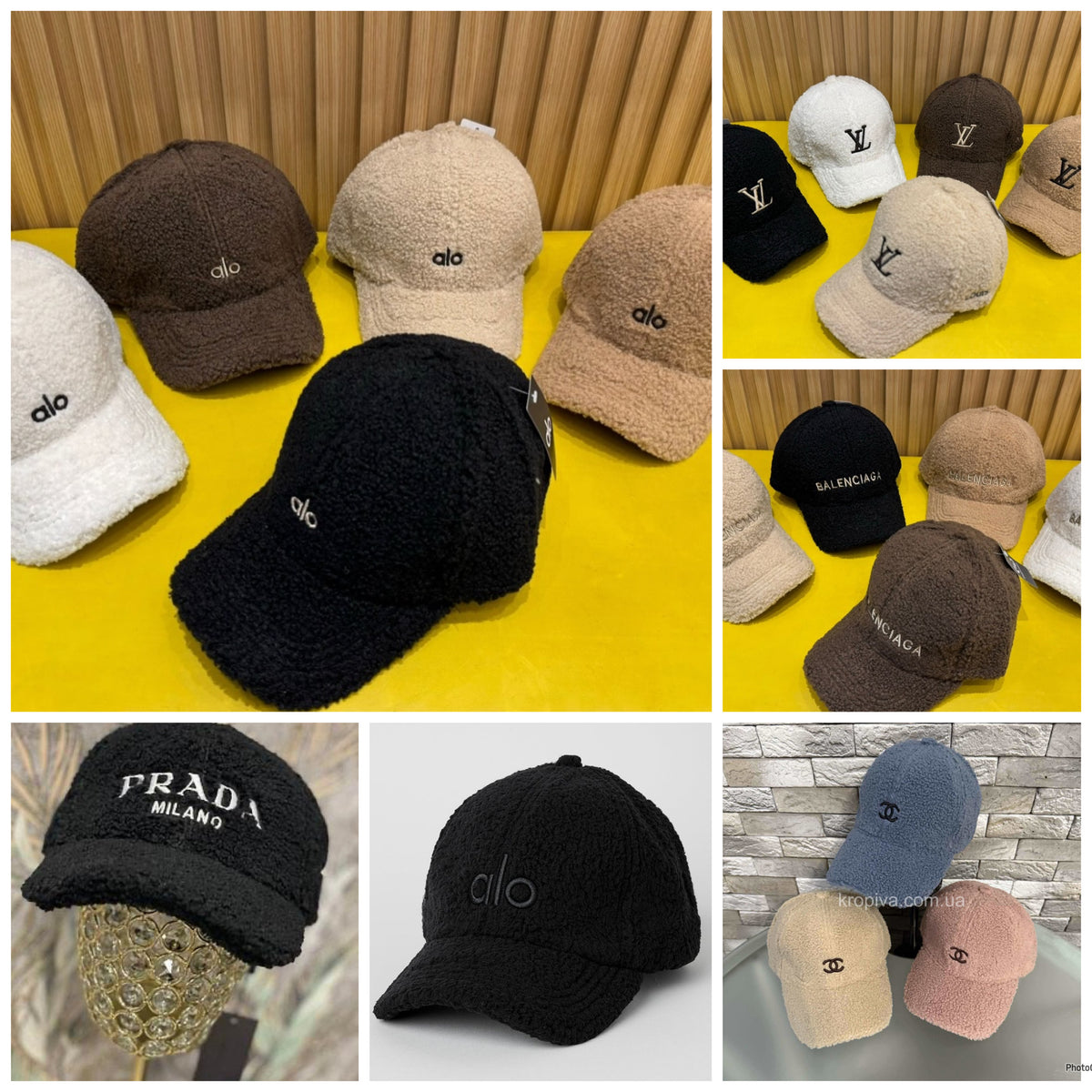 Gorra peluche marcas