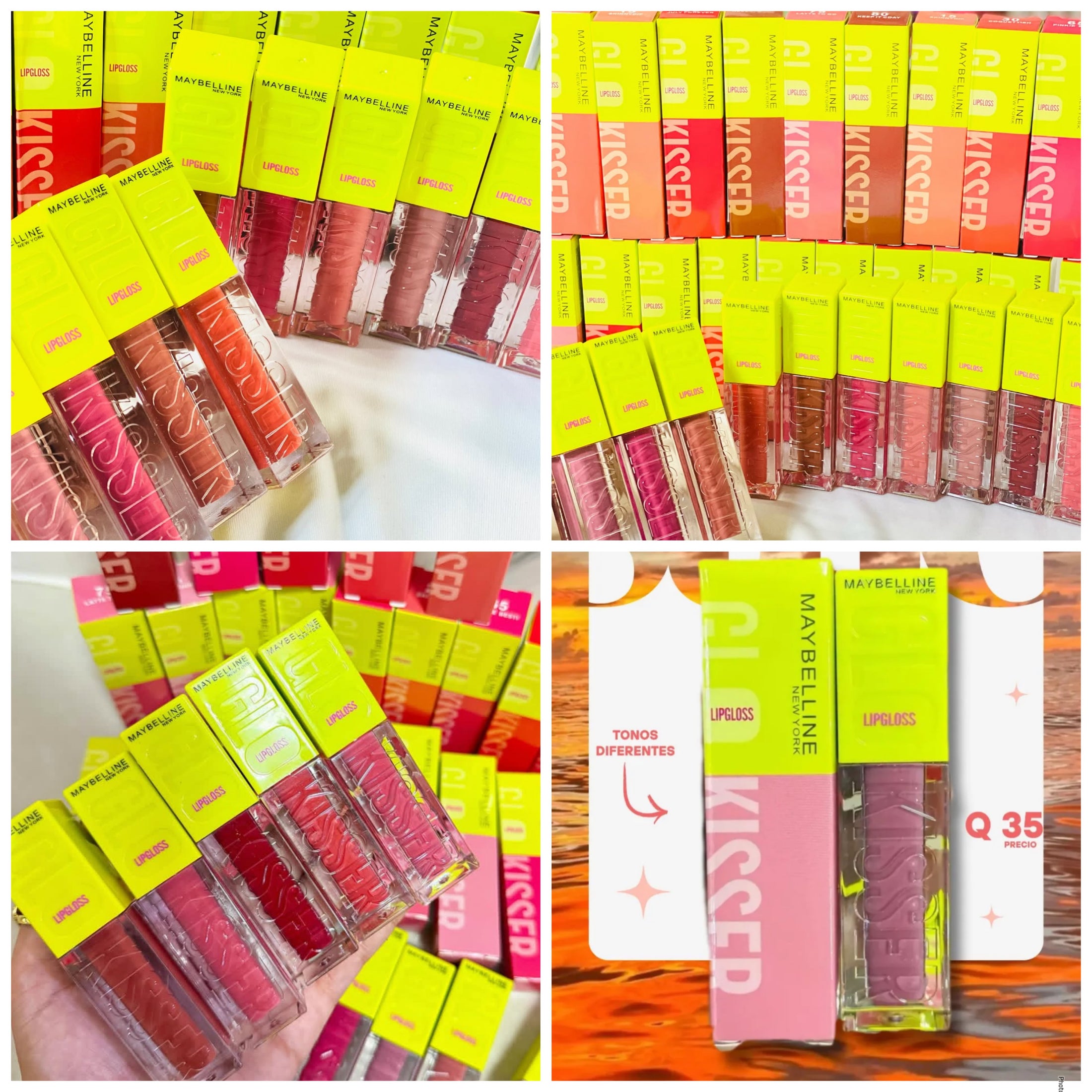 Lip Gloss Maybeline 12 pzs