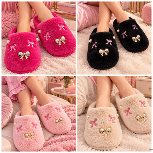 Pantuflas moños