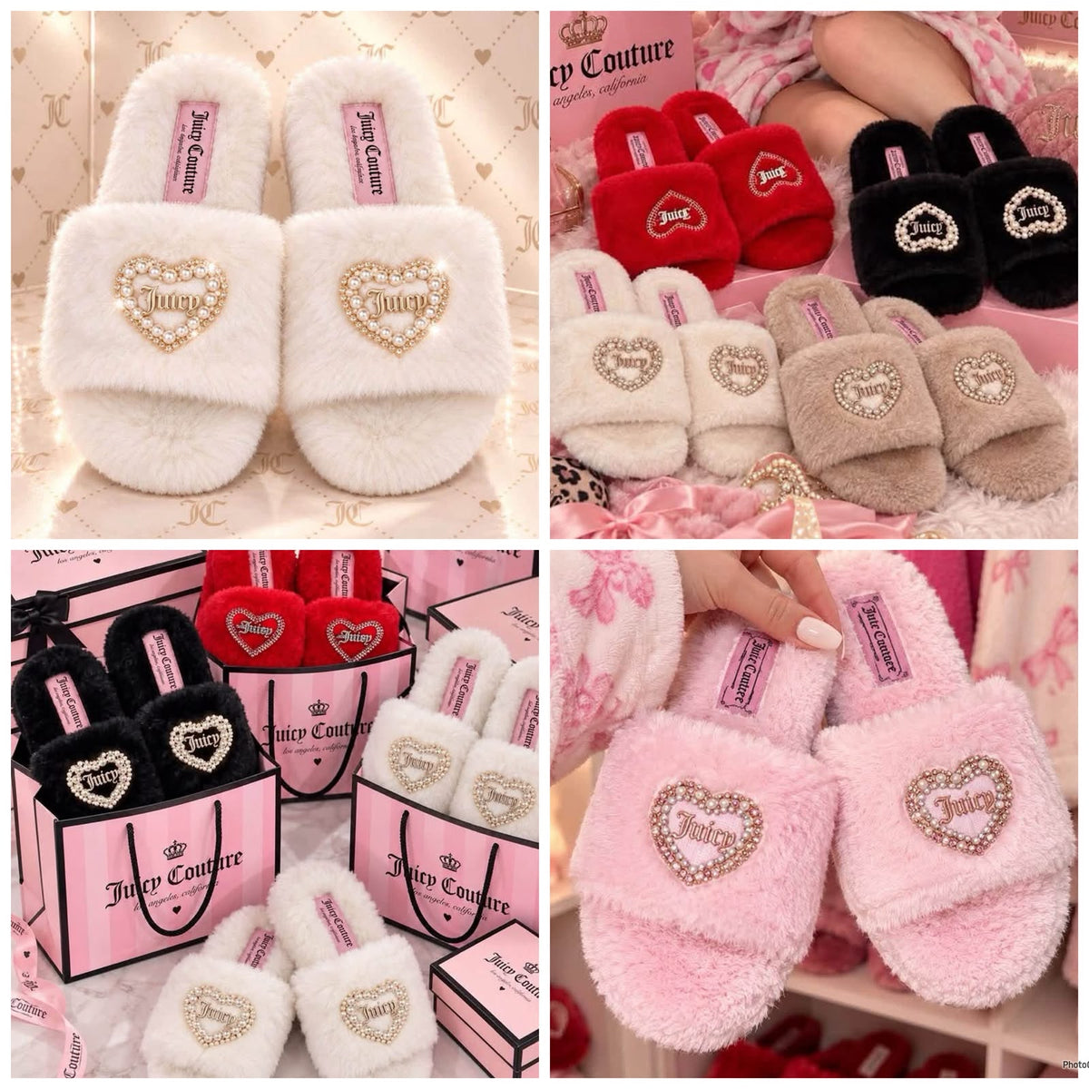 Pantuflas JC corazón